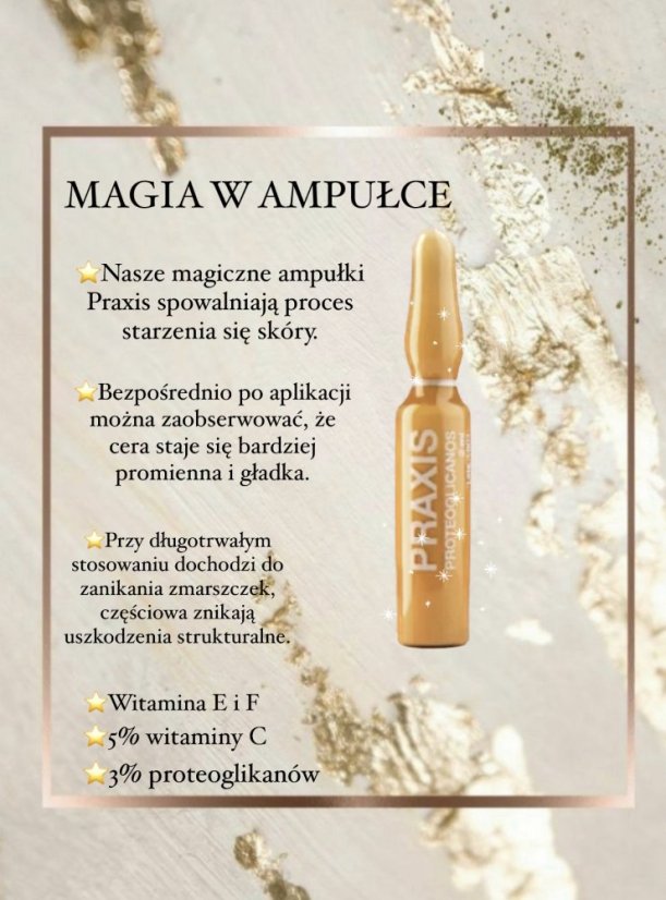 Magiczne ampułki Praxis Classics Proteoglicanos 6 szt.